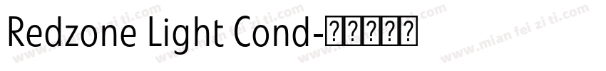 Redzone Light Cond字体转换